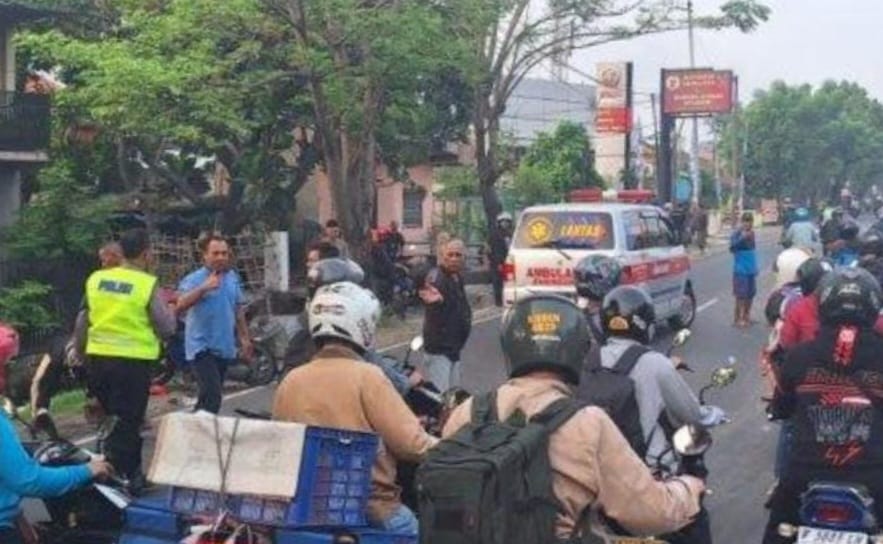 Kecelakaan Maut Motor Adu Banteng Di Trosobo Sidoarjo Pemotor Tewas