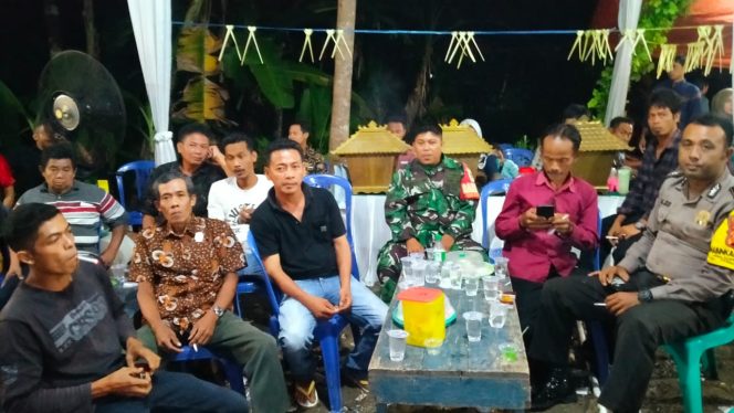 
 Bhabinkamtibmas Polres Pangandaran Cipta Kondisi Giat Masyarakat di Dusun Sukajadi