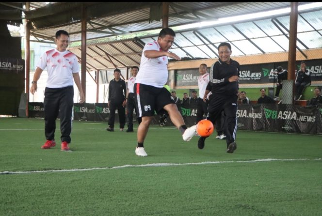 
 Semarakan Hari Bhayangkara Ke-77, Polres Tegal Kota Gelar Lomba Futsal