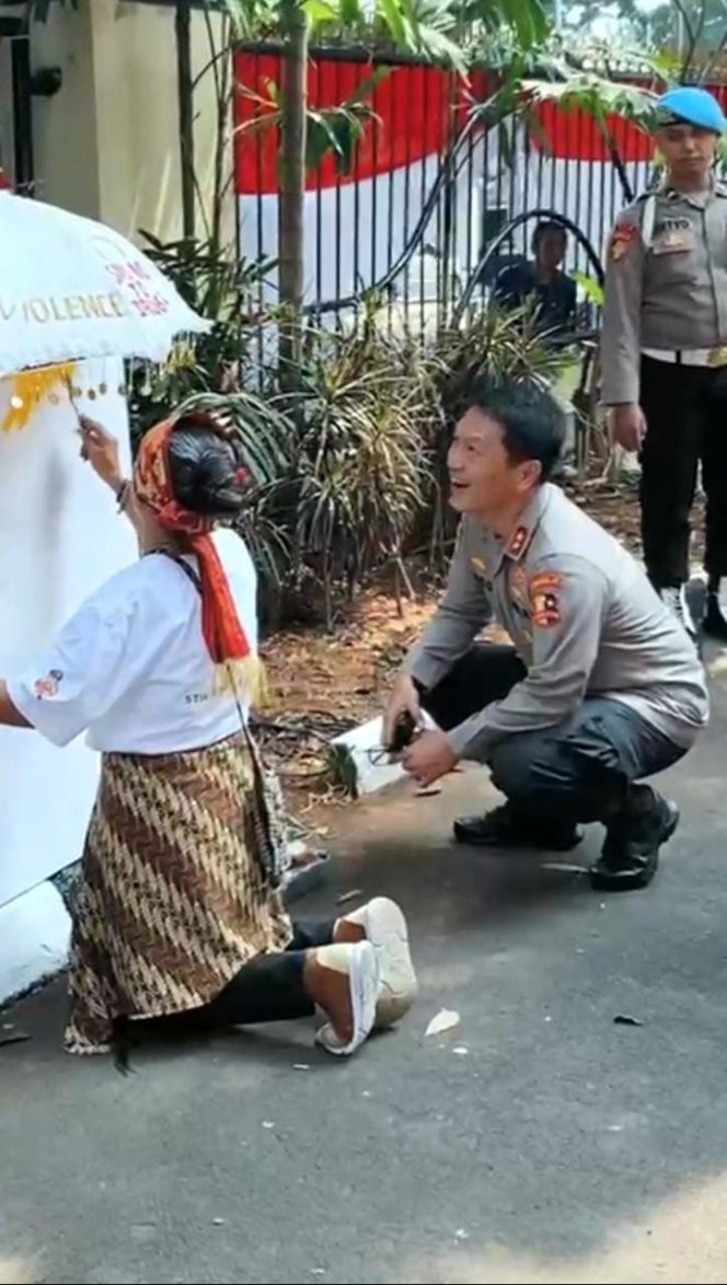 
 Meriahkan HUT ke-78 RI, Lemdiklat Polri Gelar Lomba Lukis