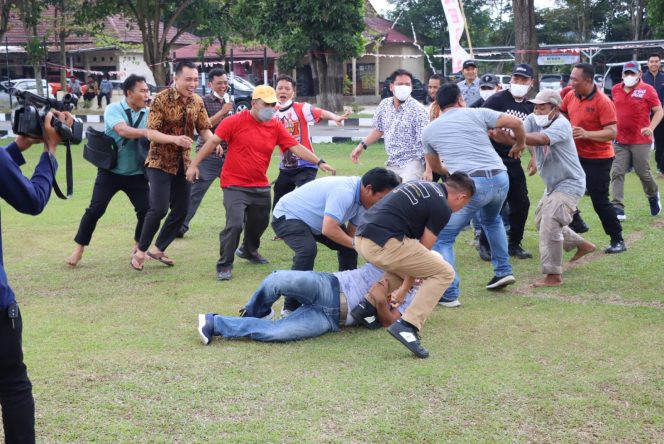 
 Polres Tulang Bawang Ringkus Provokator Penyebab Kerusuhan di TPS