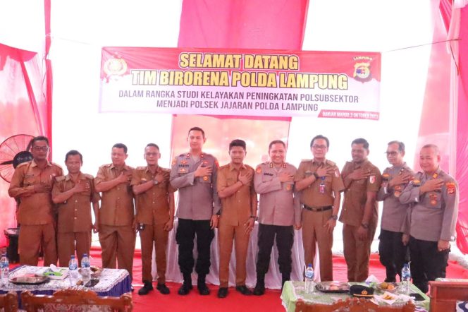 
 Polda Lampung Gelar Studi Peningkatan Polsubsektor Menjadi Polsek di Wilayah Hukum Polres Tulang Bawang