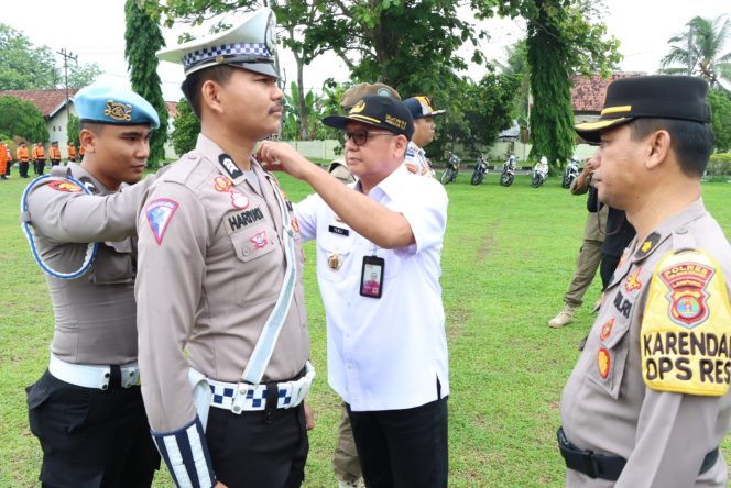 
 Polres Tulang Bawang Kerahkan Ratusan Personel dan Gelar Tiga Pos Pada Operasi Lilin Krakatau 2023