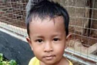 Bocah bernama Kafi yang diinformasikan hilang diduga diculik di Gading Rejo Pringsewu, Minggu 4 Februari 2024. Foto : Istimewa.