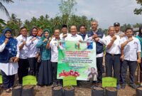 Pejabat Bupati Tanggamus, Mulyadi Irsan saat Membuka Kegiatan Gertak Mata Babe di BPP Kota Agung, Rabu 31 Januari 2024. Foto : Aldo/Media Prioritastv.com.