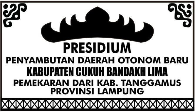 
 Gambar Presidium Penyambutan Daerah Otomon Baru Kabupaten Cukuh Bandakh Lima Pemekaran dari Kabupaten Tanggamus, Lampung, Minggu 4 Februari 2024. Foto : Dok. Dr. Wahyan, S.E., M.M.