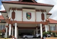 Gedung Kantor Sekretariat Pemkab Tanggamus. Foto : Dokumentasi.