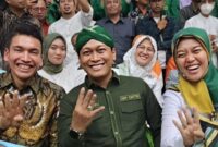 Caleg PKB Lamtenh Munir Abdul Haris (Tengah). Dok. Istimewa.