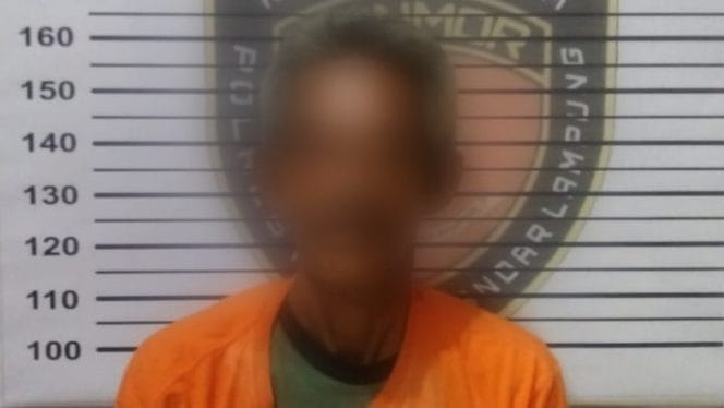Tersangka AM, pelaku persetubuhan terhadap 2 anak tirinya selama 6 tahun di Bandar Lampung usai diringkus polisi, Minggu 18 Februari 2024. Dok.Polresta Bandar Lampung.