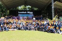 Jambore Penyuluh KB se Provinsi Lampung di Lembah Hijau Bandar Lampung, Selasa, 20 Februari 2024. Foto : Dok. BKKBN Lampung.