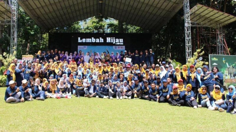Jambore Penyuluh KB se Provinsi Lampung di Lembah Hijau Bandar Lampung, Selasa, 20 Februari 2024. Foto : Dok. BKKBN Lampung.