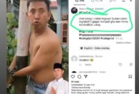 Kolase foto video viral caleg stres dan klarifikasi akun Ryan Kemas. Foto : Tangkapan Layar.