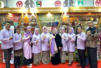 Dekranasda dan Dinas Pariwisata Tanggamus saat Menghadiri Pembukaan Inacraft 2024 di Jakarta, Rabu 28 Februari 2024. Foto : Ubay/Media Prioritastv.com.