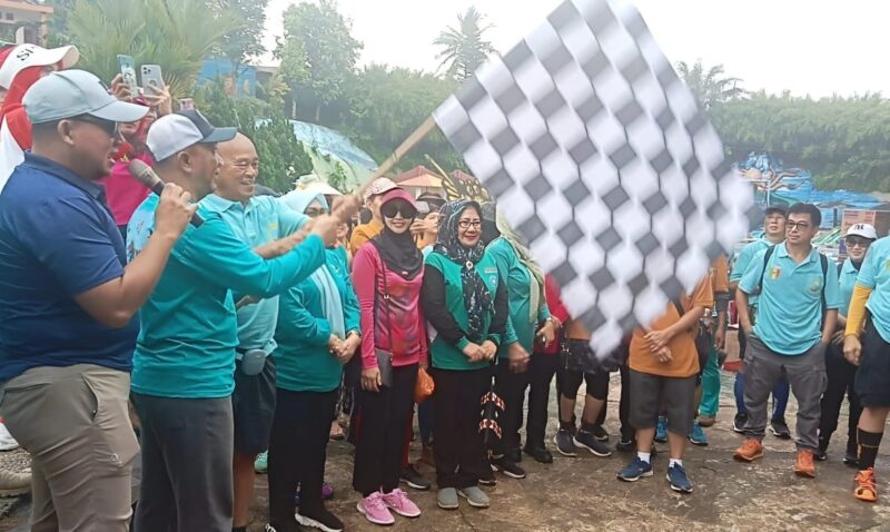 Pelepasan peserta Tanggamus Run oleh Pejabat Bupati dan Forkopimda di Wisata Butterfly Gisting, Minggu 3 Maret 2024. Foto : Herdi/Media Prioritastv.com.