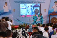 Salah satu tarian yang tampil memukau saat Pembukaan Musrenbang 2024, dalam rangka RPKD 2025, Rabu 6 Maret 2024. Foto : Herdi/Media Prioritastv.com.