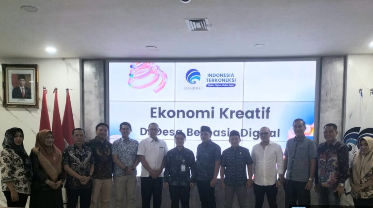 Pimpinan dan Anggota DPRD Kabupaten Tanggamus Kunker ke Kantor Kementrian Komunikasi dan Informasi Republik Indonesia, Selasa tanggal 27 Februari 2024. Foto : Ubay/Edi Hidayat/Media Prioritastv.com.