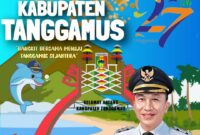 Ucapan HUT ke 27 Tanggamus, Tahun 2024. Foto : Dok. Dishub Tanggamus.