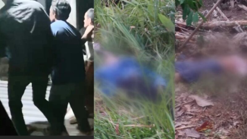Kolase foto saat korban sampai di rumag duka dan kondisi saat terkapar usai ditabrak avanza di Jalan Sinar Agung Pugung, Tanggamus, Minggu 24 Maret 2024. Foto : Tangkapan Layar.