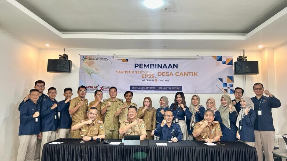 Sosialisasi BPS di Gisting ada Statistik 4 Desa Cantik di Kabupaten Tanggamus, Senin 25 Maret 2024. Foto : Herdi/Media Prioritastv.com.