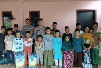 Gelar Baksos, Polsek Talang Padang Santuni Anak Yatim di Ponpes Roudlotul Qur’an