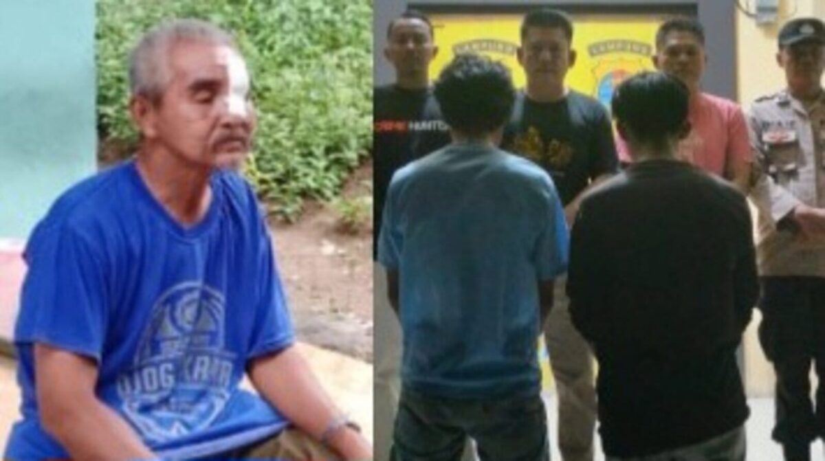 Kondisi korban Jumahad usai penanganan media dan saat kedua tersangka ditangkap Polsek Wonosobo, Rabu 6 Maret 2024. Foto : Polres Tanggamus/Edi Hidayat/Media Prioritastv.com.