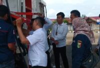Pengecekan di SPBU Banjar Negeri Gunung Alip, Tanggamus, Senin 1 April 2024. Foto : Herdi/Media Prioritastv.com.