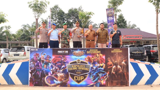 
 Polres Tulang Bawang Gelar E-Sports Competition, AKBP James: Pertama Kali di Polda Lampung