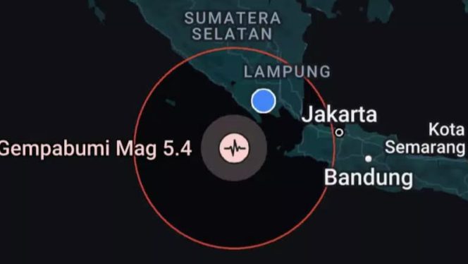 
 Warga Talang Padang Rasakan Gempa 5,4 Magnitudo Tanggamus Lampung