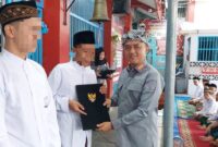 Pemberian Surat Remisi di Rutan Kota Agung, Tanggamus, Rabu 10 April 2024. Foto : Humas Rutan Kota Agung.