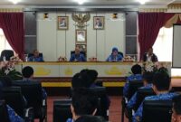 Pj Bupati Mulyadi Irsan saat Memimpin Rapat Persiapan Tanggamus Expo 2024 di Rupata Sekretariat Kabupaten Tanggamus, Rabu 17 April 2024. Foto : Herdi/Media Prioritastv.com.