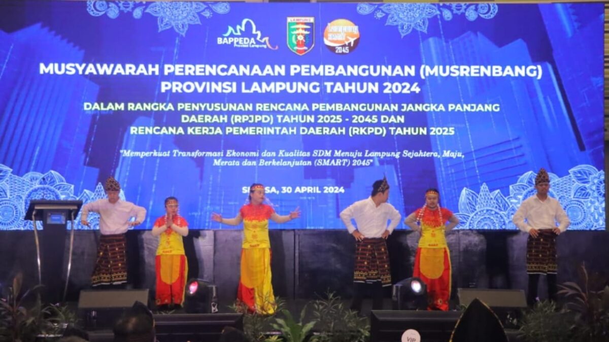 Pembukaan Musrenbang Provinsi Lampung di Hotel Novotel, Selasa 30 April 2024. Foto : Humas Polda Lampung.