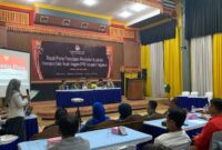 Rapat Pleno Penetapan Perolehan Kursi dan Penetapan Calon Terpilih Anggota DPRD Kabupaten Tanggamus Hasil Pemilu 2024 di Aula Serumpun Padi Pekon Kutadalom, Gisting, Kamis 02 Mei 2024, sore. Foto : Edi Hidayat/Media Prioritastv.com.