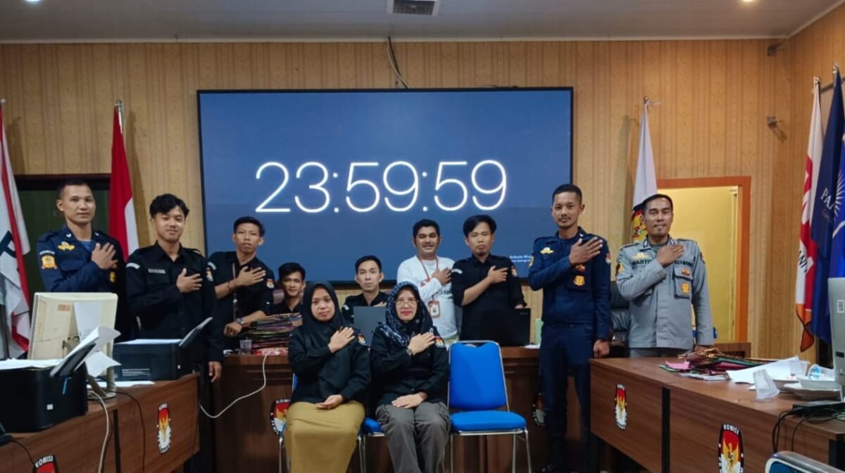 Pengamatan Aplikasi SIAKBA KPU Tanggamus Menjelang Penutupan Pendaftaran PPS Sesi Pertama, Rabu 8 Mei 2024, Pukul 23.59.59 WIB. Foto : Dok. KPU Tanggamus.