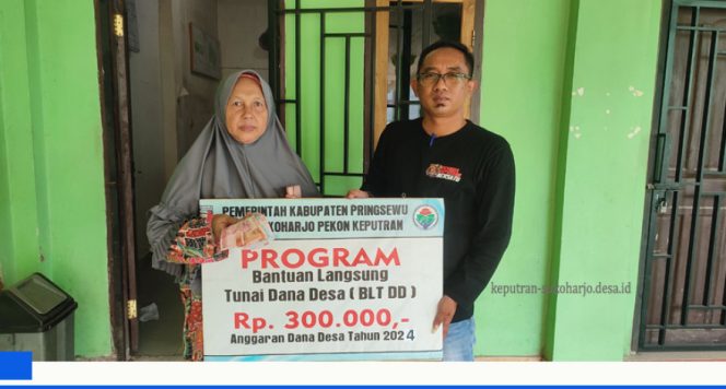 
					Kepala Pekon Keputran Salurkan BLT DD Kepada 58 KPM