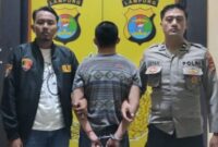 Pelaku Pencurian Saat Diamankan di Polsek Wonosobo 