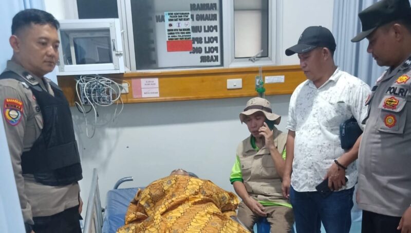 Jenazah Joko Santoso, Bakal Calon Bupati Tanggamus juga Anggota DPRD Lampung saat Berada di RS Secanti Gisting, Minggu 12 Mei 2024. Foto : Siska/Wartawan Tanggamus.