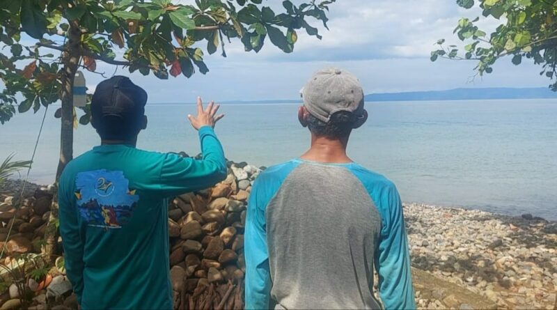 Kadis Pariwisata Tanggamus, Suyanto saat Meninjau Wisata Pantai Batu Balai, Sukabanjar, Kota Agung Timur, Tanggamus, Senin 14 Mei 2024. Foto : Herdi/Media Prioritastv.com.