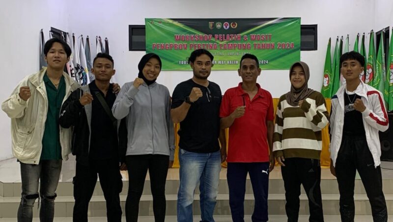 Lima Atlet Kick Boxing Tanggamus Yang Ikuti Event Kompetisi Tinju Lampung.
