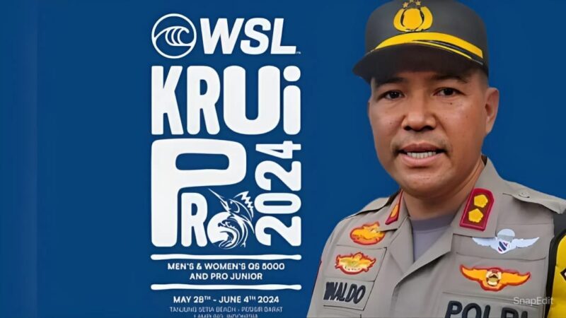 Kapolres Tanggamus AKBP Rinaldo Aser Siap Mengamankan Gelaran Event Krui WSL Pro 2024. Foto : Humas Polres Tanggamus.
