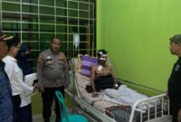 Kondisi Korban Dalam Perawatan di Puskesmas Fajar Mulya, Pagelaran Utara, Pringsewu, Jumat 24 Mei 2024. Foto : Polres Pringsewu.
