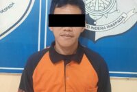 DN (32) Seorang Bandar Sekaligus Pengedar Sabu-Sabu yang Ditangkap Polsek Padang Ratu. Foto : Humas Polres Lampung Tengah. 