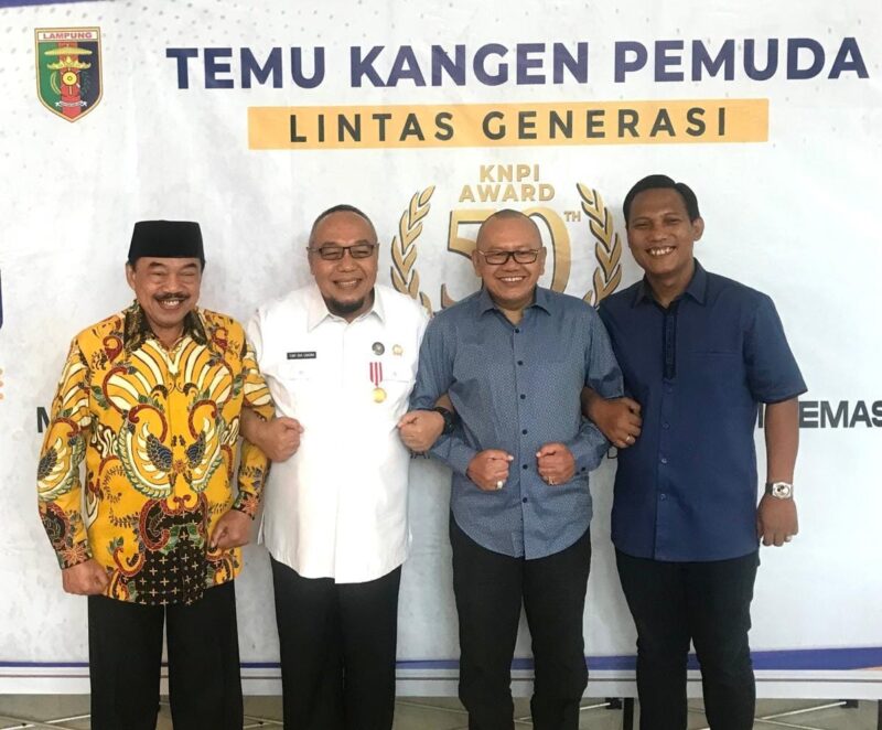 Ketua DPD KNPI Provinsi Lampung dari masa ke masa (1985 - 2024). Foto : Asrul Ariski. 