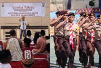 Kolase Foto Perlombaan Adzan dan PBB Yang Digelar Polres Tanggamus, Senin 10 Juni 2024. Foto : Humas Polres Tanggamus.