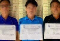 Ketiga Pengedar Sabu-Sabu yang Diamankan Satresnarkoba Polres Tanggamus. Foto : Humas Polres Tanggamus. 