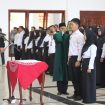 PPPK saat sedang diambil sumpah janji oleh Pj Bupati Lampung Barat di Ruangan Gedung Pancasila Kecamatan Balik Bukit, Pemda Setempat. Selasa (25/6/2024).