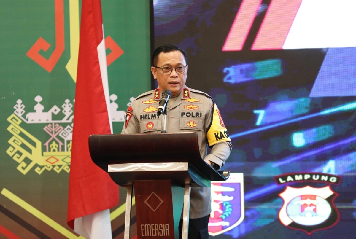 Kapolda Lampung Irjen Pol Helmy Santika S.H.S.I.K.M.Si. Dok. Bidhumas Polda Lampung.