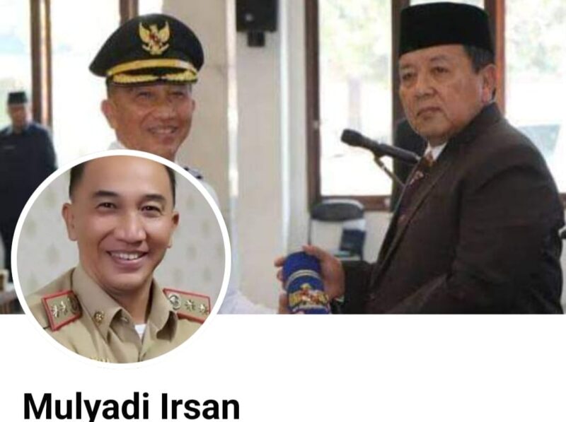 Akun Facebook Mengatasnamakan Pj Bupati Tanggamus, Mulyadi Irsan. Foto : Tangkapan Layar Facebook.