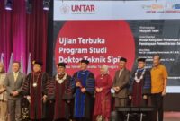 Dr. Ir. Mulyadi Irsan Usai Meraih Gelar Doktor, Selasa 2 Juli 2024. Foto : Ubay/Media Prioritastv.com.