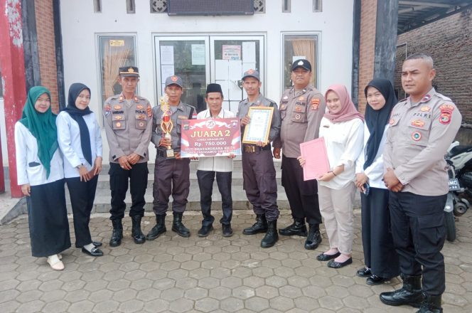 
 Pekon Sinar Betung Talang Padang Juara Dua Lomba Satkamling Tingkat Kabupaten yang Diselenggarakan Polres Tanggamus