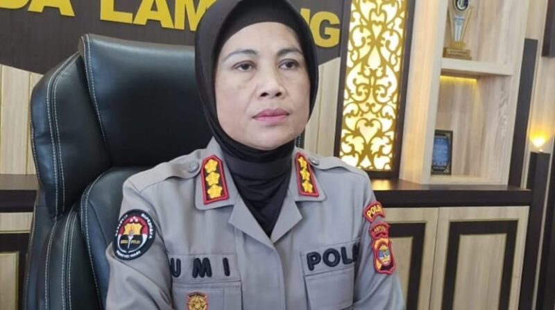 Kabid Humas Polda Lampung, Kombes Umi Fadilah Astutik.